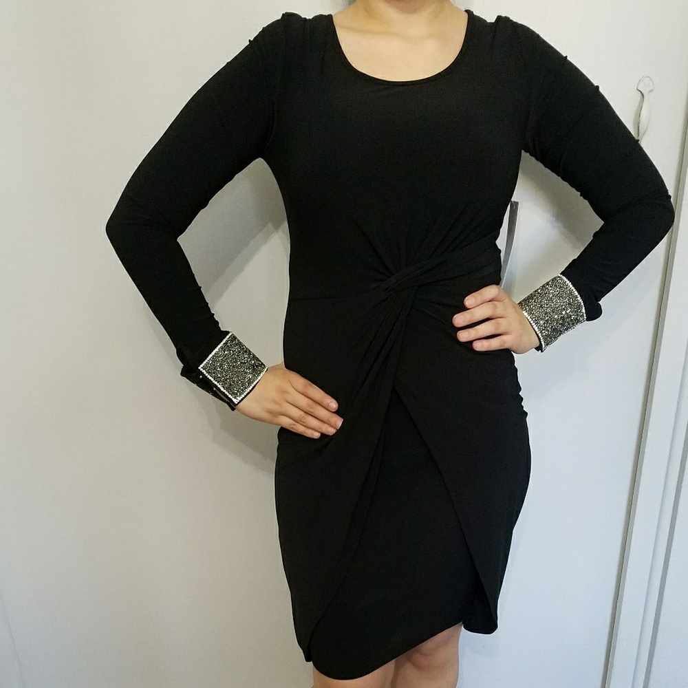 New! Black long sleeve dress